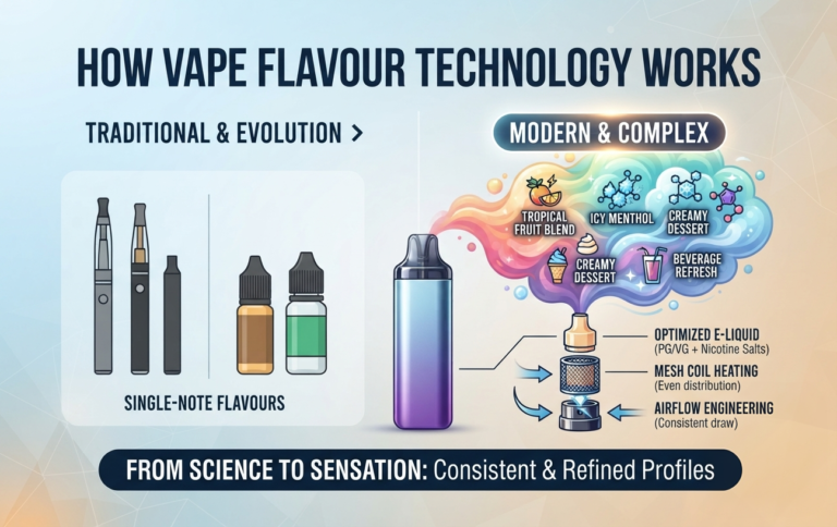How Vape Flavour Technology Works: From Traditional Flavours to Modern Profiles