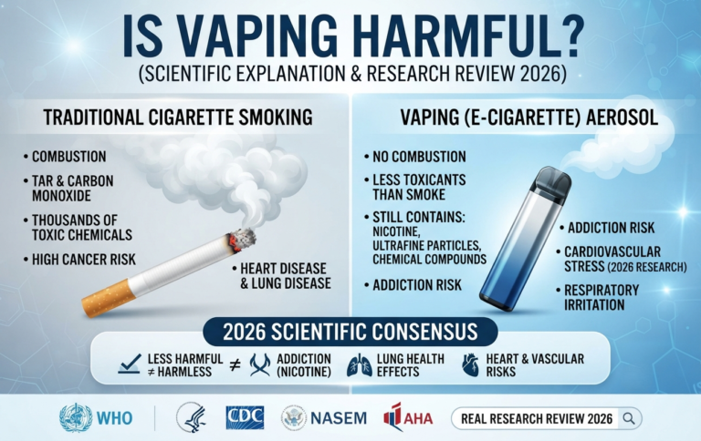 Is Vaping Harmful? Scientific Explanation & Real Research Review (2026)