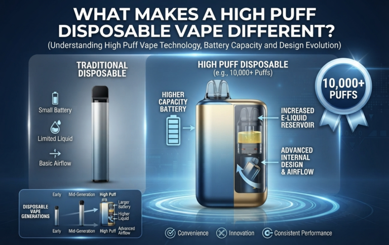 What Makes a High Puff Disposable Vape Different?