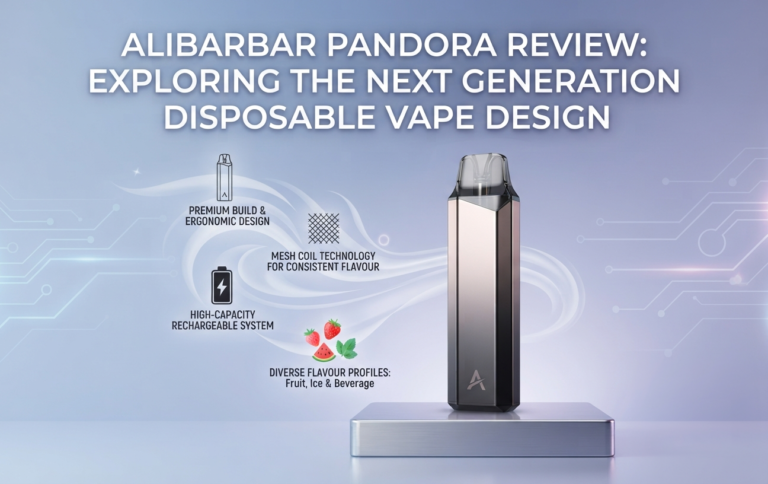 ALIBARBAR PANDORA Review: Exploring the Next Generation Disposable Vape Design