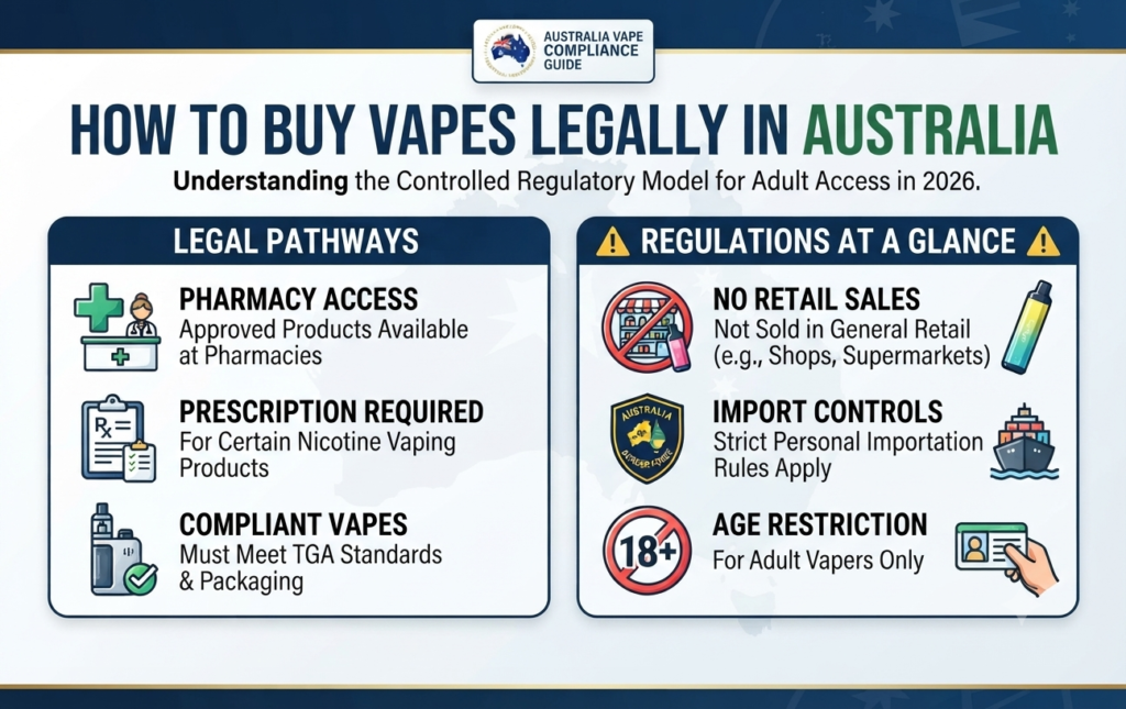 How to Buy Vapes Legally in Australia: Understanding Current Regulations