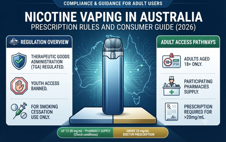 Nicotine Vaping in Australia: Prescription Rules and Consumer Guide