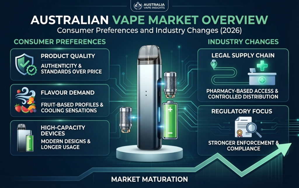 Australian Vape Market Overview: Consumer Preferences and Industry Changes