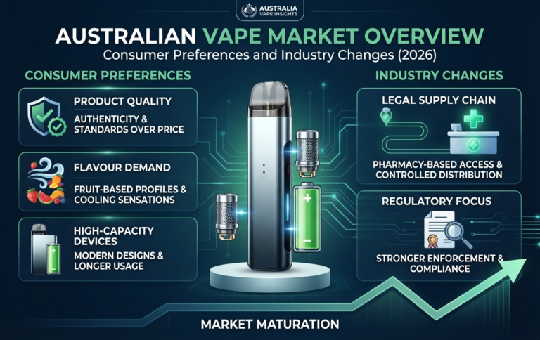 Australian Vape Market Overview: Consumer Preferences and Industry Changes