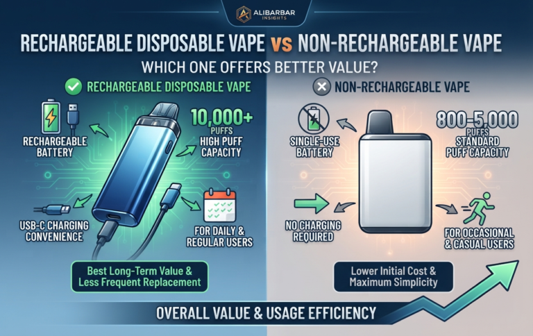 Rechargeable Disposable Vape vs Non-Rechargeable Vape: Which One Offers Better Value?